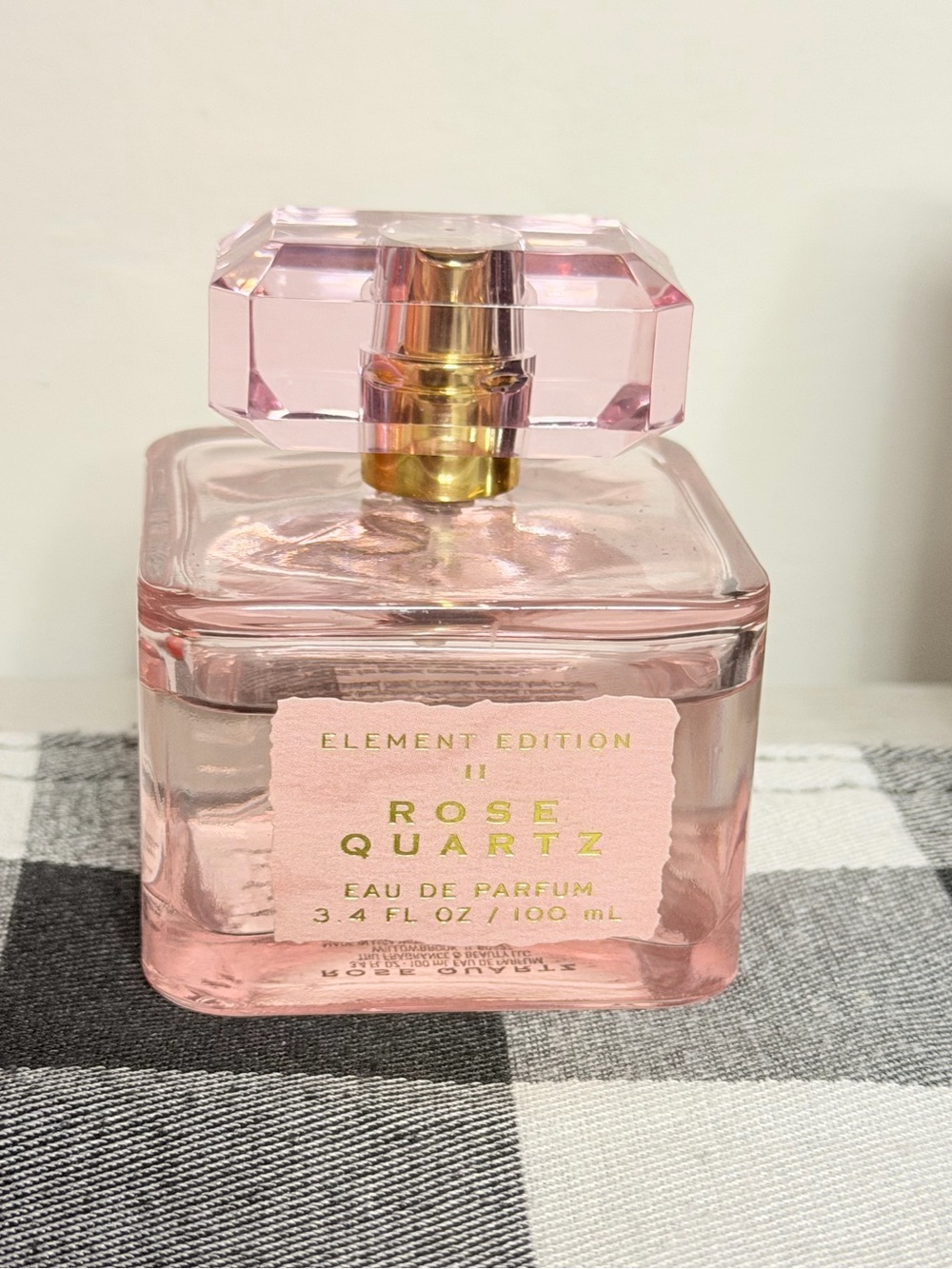 Rose Quartz Eau de Parfum - Pink Glass Bottle
